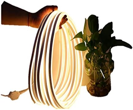 RaajaOutlets Waterproof Flexible LED Strip Light Flex Frosted Rope String for Diwali Christmas Home Decoration 5Meter (Warm White, 5M)
