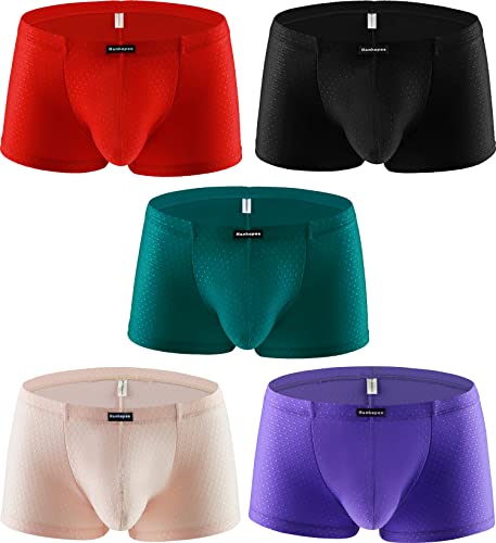 Men's Boxer Briefs Soft Breathable Underpanties for Men Breathable