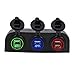 TURN RAISE Universal Waterproof 5V 2.1 A 6 USB Charger Hole Tent Type Panel for Boat Marine ATV RV