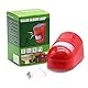 ThreeH Solar Warnlicht mit Bewegungsmelder Fernbedienung IP65 Wasserdicht Solar Alarm Licht 4 Arbeitsmodi 110dB Sound Sicherheit Sirene Licht für Home Farm Scheune Villa Yard
