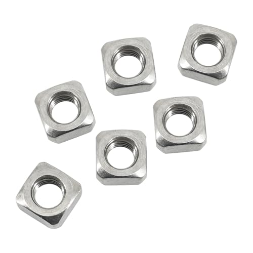 M12 Square Nut 304 Stainless Steel Thread Nut (Pack of 10) - Image 2