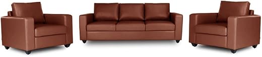 Wakefit Sofa Set | 3 Year Warranty | Sofa 5 Seater, 5 Seater Sofa for Living Room, Wooden Sofa Set, Sofa Set 3+1+1 Seater...