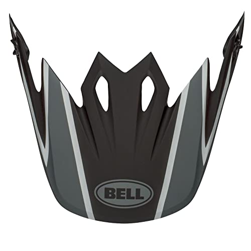 BELL MX-9 Helmet Replacement Visor/Peak Twitch Matte Black/Gray/White