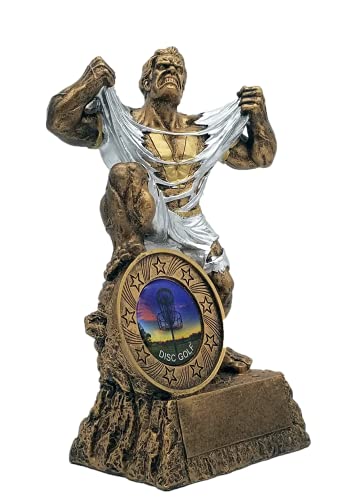 Decade Awards Large Monster Disc Golf Trophy - 9.5 Inch Tall | Disc Golf Victory Beast Award – Engraved Plate On Request #TOP2