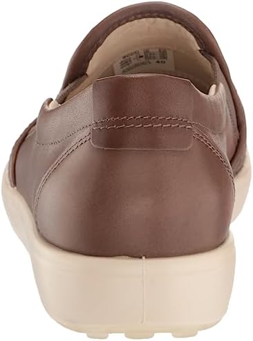 ECCO Women's Soft 7 Woven Slip on 2.0 Sneaker, Taupe, 8-8.5 | Image 2