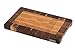 MTM WOOD Tabla de Cortar Cocina de Madera Abedul en Marco de Nogal, Tablas de Picar de Tamaño Diferente y de Espesor 3 y 4 cm (30 x 20 x 3 cm)