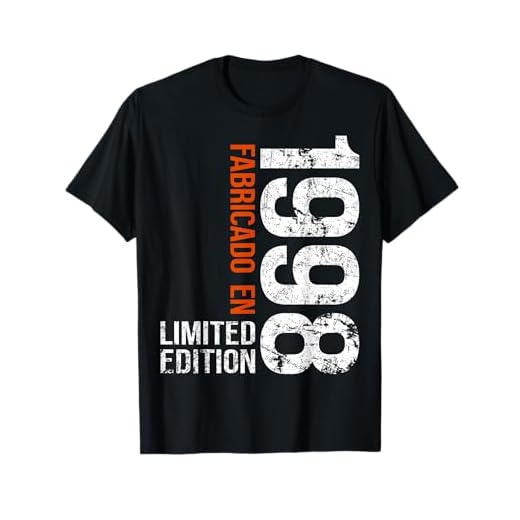 Fabricado en 1998 Regalo 27 Años Hombre Vintage 1998 Camiseta