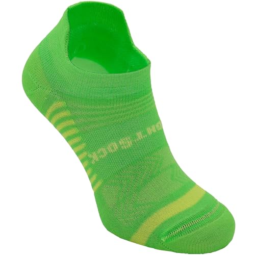 Wrightsock Coolmesh II Tab - Calcetines sin ampollas, Limonero, X-Large