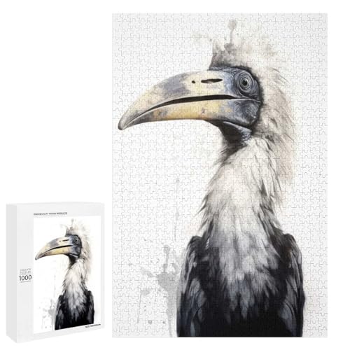 Puzzle 1000 PCS cadeau idéal famille motif calao esthétique