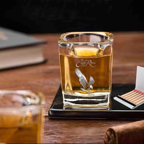 Matchbook Bundle With Matching EAGLE RARE Whiskey Shot Glass