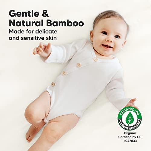 2-Pack Mini Crib Sheets, Pack And Play Sheets Fitted - Pack N Play Sheets, Organic Fitted Crib Sheet For Pack And Play Mattress, Playard Baby Crib Sheets, Crib Sheets Neutral For Boys,Girls (Khaki) #TOP2