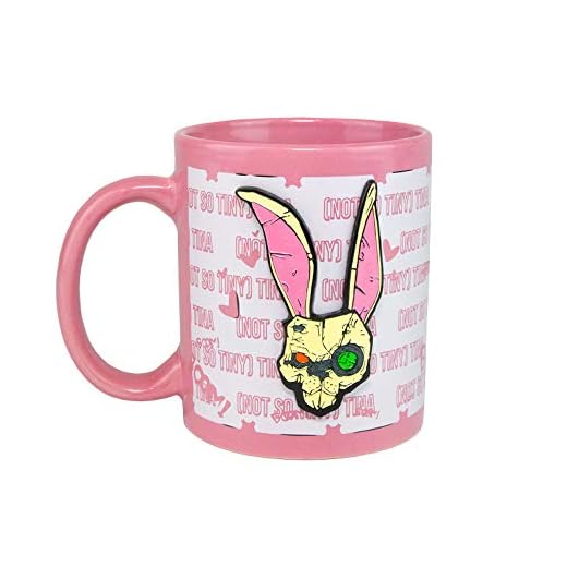 Borderlands 3: Tiny Tina Metal Badge Mug