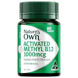 Nature's Own Activated Methyl B12 Tablets Maintains Vitamin B12 in normal range Vitamin B Aids in Metabolic Reactions & Amino Acid Synthesis