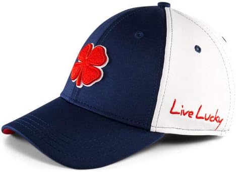 Black Clover Premium Clover 70 Flex Cap, Navy/White/Red, L/XL