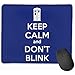 Alfombrilla de ratón para Juegos, Alfombrilla de Escritorio, Alfombrilla para ratón Tardis Mantenga la Calma y no