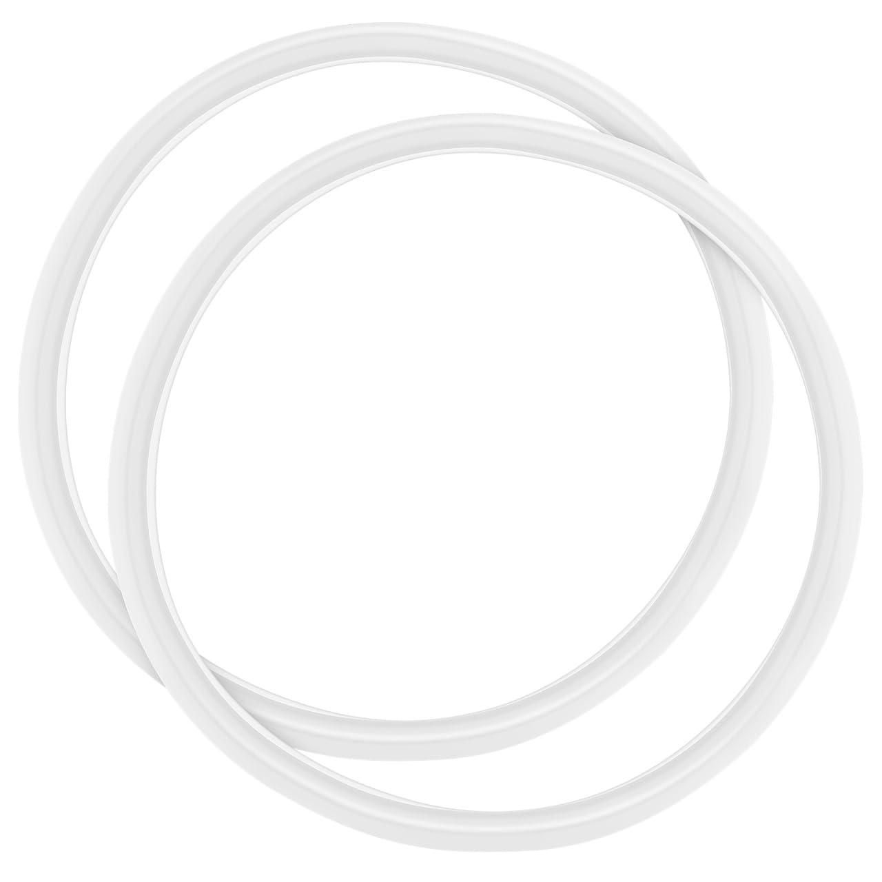 BESTOYARD 2pcs Silicone Pressure Cooker Gasket Replacement, 16cm/7.28in Rubber Sealing Rings for Rice Cooker, Pressure Pot, High Temperature Resistant