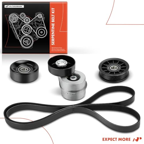 A-Premium Engine Serpentine Drive Belt Kit Compatible with Ford F-150 1997 1998 1999 2000-4.2L by A-Premium - Image 8