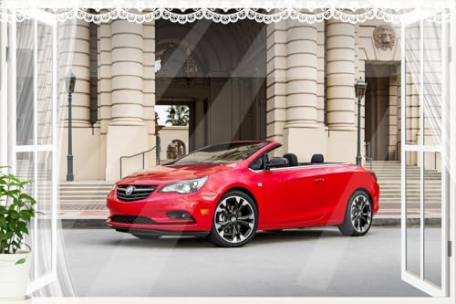 JZZB14287 Buick Cascada Dark| Self-Adhesive Open Window Wall Sticker