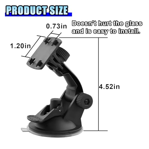 Image of Windshield Mount for 4.3 inch /5 inch Backup Camera Display Monitor - Rear View Camera Screen Mounting Bracket with Suction Cup - Car Play Screen Reverse Cameras Monitor Mount for Cars (2PCS)