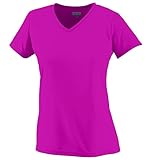 Augusta Sportswear WOMEN'S WICKING T-SHIRT M Power Pink