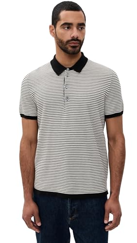 Billy Reid Men's Striped Sweater Polo