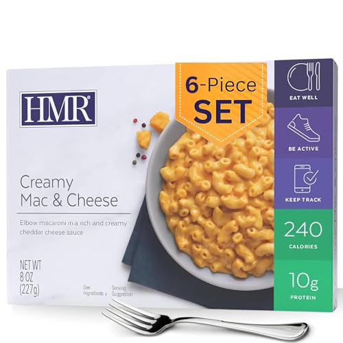 HMR Creamy Mac and Cheese Entrée | Pre-packaged Lunch or Dinner t...