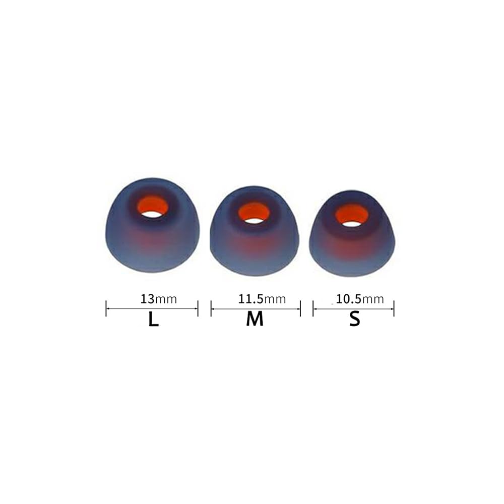 3 Paia Di Tappi In Silicio Ricambio Per JBL Tune 230 NC TWS – Misure S/M/L, Adattatori Gommini Auricolari Neri