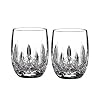 Waterford Glass Connoisseur Lismore Tumbler Rounded Set of 2