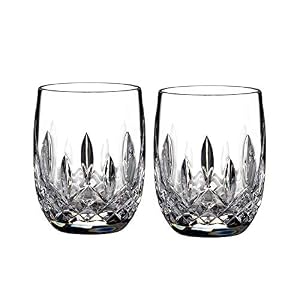 Waterford Glass Connoisseur Lismore Tumbler Rounded Set of 2