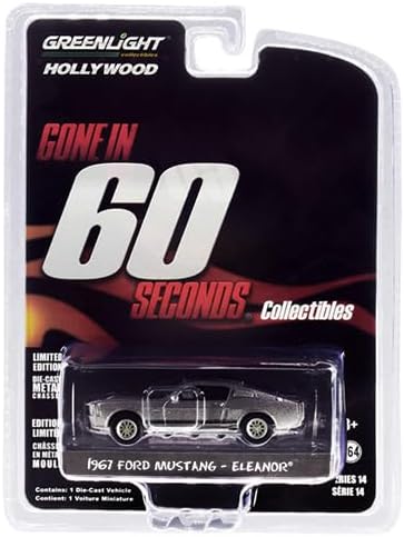 1967 Custom Eleanor Gone in 60 Sixty Seconds (2000) Movie 1/64 Model Car by 44742