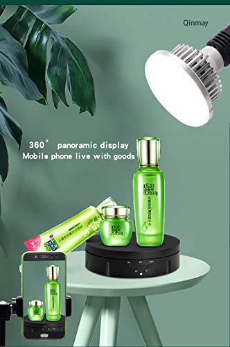 image for JAYEGT Motorized Rotating Display Stand, 5.74inch /22lbs Load, 360 Deg