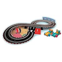 Ninco Velokú Racers Desert – Circuito De Slot De 260 Cm Con Coches Con Luces Y 2 Personajes Para Niños 3+