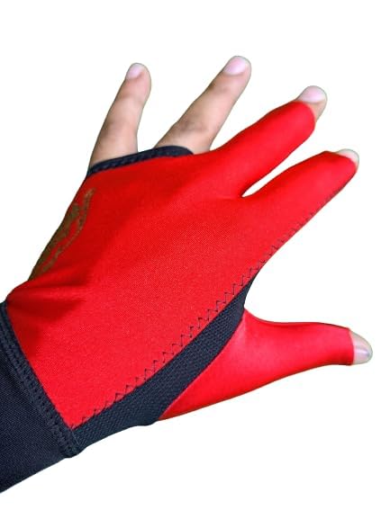 Laxmi Ganesh Billiard LGB Snooker and Pool Predator Glove - 1 Pcs (RED)-image-33