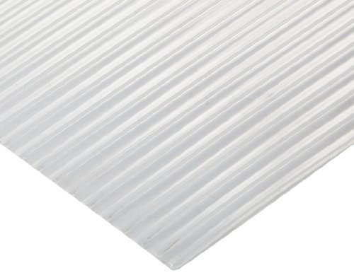 Dynalon 404225-0001 Clear Heavy Weight Polyethylene Ribbed Matting with Lab Shelf and Bench Liner,50' Length x 30