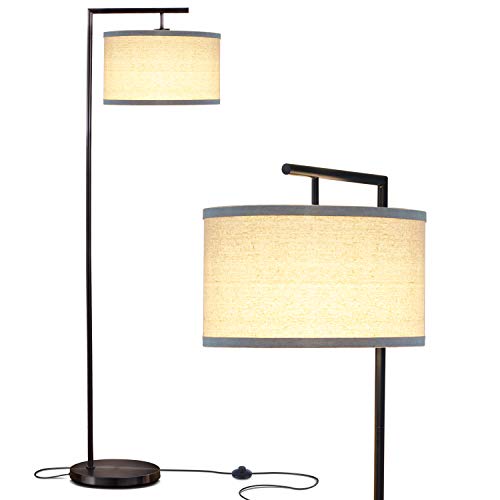 Brightech Montage ���_���t���A�����v - LED�X�^���f�B���O�����v �^���V�F�[�h�t�� ���r���O���[��&�I�t�B�X�p - �Q���Ǐ��� - ����I�ȉƂ̑����̂��߂̔w�̍����R�[�i�[�|�[�������v - �u���b�N