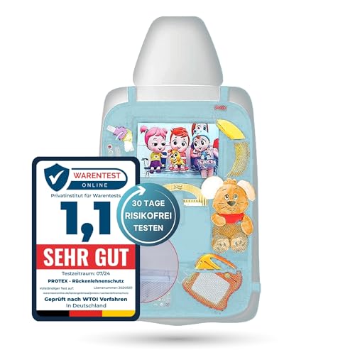 PROTEX© Rückenlehnenschutz Organizer [Testsieger 2025] 100 Tage...