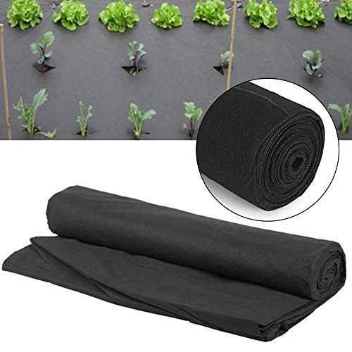 Wideskall 3.25\' x 16\' Feet Landscape Ground Cover Weed Barrier Control Fabric Plant Cover - Thumbnail 2