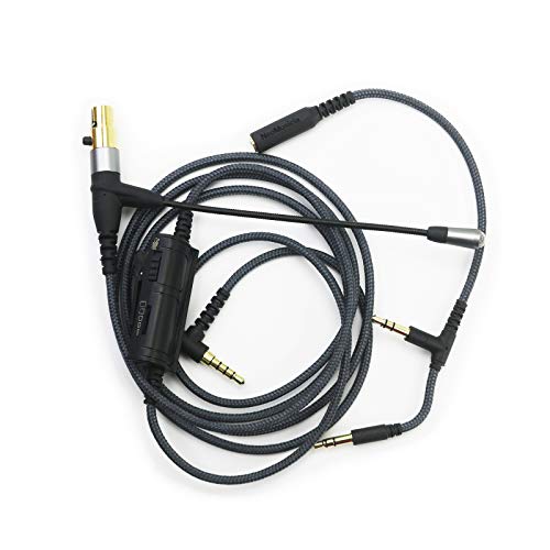 Ablet Boom Microphone Cable Compatible With Headphones Akg K240, K240S, K240Mk Ii, Q701, K702, K271S, K271 Mkii, Boompro Gaming Mic Compatible With Controller Playstation Ps4 Or Xbox One, Pc (150Cm) #TOP1