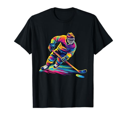 Hockey Player Graphic T-Shirt