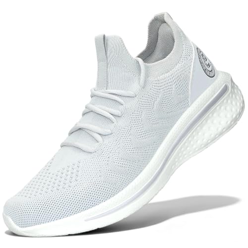 Image of Pujcs Womens Walking Running Shoes Slip-on Breathable Mesh Tennis Sneakers | Lightweight Non-Slip Shoes-Cushioned Athletic Sneakers for Gym Hiking Workout Casual Work