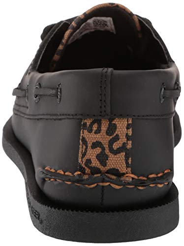 Image of Sperry Men's A /O 2 Eye Boat Shoe, Black, 12