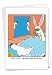 NobleWorks ''Easter Egg Delivery'' Funny Easter Greeting Card, 5" x 7" (C1441EAG)