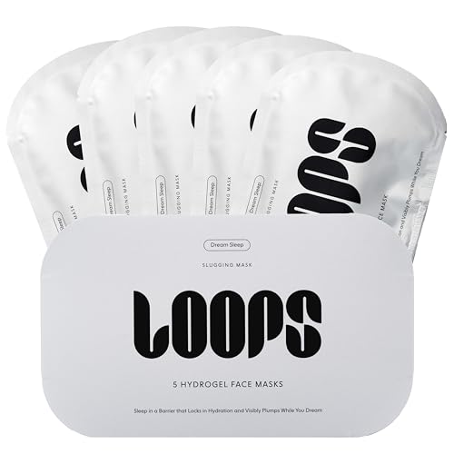 LOOPS VARIETY LOOP KIT - The Best Hydrogel Korean Face Masks for Every Skin Moment - Loops Face Mask - 5 Masks for Hydrating, Detoxifying, Repairing, Soothing, and Rejuvenating - All Skin Types 5pc