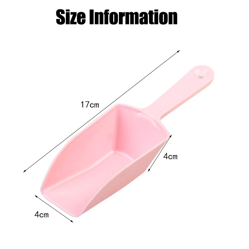6PCS Farbe Zufällige PP Kunststoff Lebensmittel Schaufel Mehl Supermarkt Müsli Eis Nüsse Süßigkeiten Buffet Tierfutter Schaufeln Laden und Set Werkzeuge für Supermärkte Snack Shops Küche