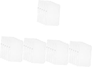 PRETYZOOM 25 Peças Bolsa De Armazenamento De Pasta De Plástico Transparente Bolsa Com Zíper B5 Notebook Bolsa De Documentos Pasta Pasta Pasta De Livro De Orçamento Pasta De Pvc Bolso