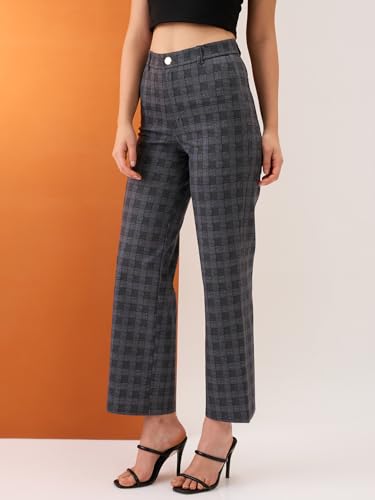 Image of Globus Women Trouser (8909389000958 Grey Checks 30)