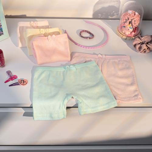 SAMILY Mädchen Unterwäsche Set 10er Pack | 5 Unterhemden + 5 Boxershorts – 100% Baumwolle, bequem & atmungsaktiv – Größe 122/128 (7–8 Jahre)