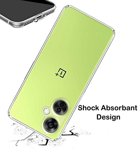 Image of Soft Silicone TPU Back Cover Compatible with OnePlus Nord CE 3 Lite 5G / 1+Nord CE3 Lite, Clear