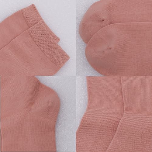 Image of MAGIARTE Womens Mini Crew Cotton Socks,6 Pairs