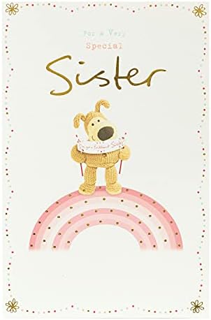 Boofle Sister Birthday Card Birthday Card for Sister Sister Birthday Card from Sister or Brother - Cute Birthday Card for Sister - Sibling Birthday Card
